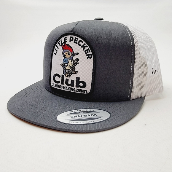 Lil Pecker Club Mesh Adjustable Flat Bill Trucker… - Picture 4 of 5